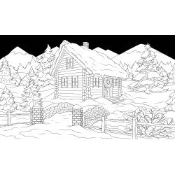 Romantic Christmas Coloriages