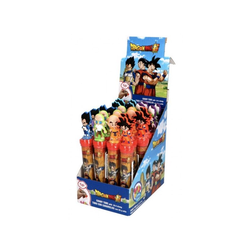 Bonbon Dragon Ball Z avec bouchon tampon 8 Gr