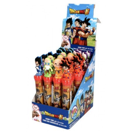 Bonbon Dragon Ball Z avec bouchon tampon 8 Gr