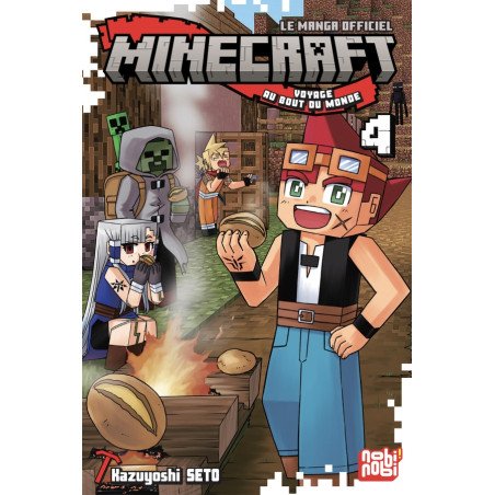 Minecraft, le manga officiel - Voyage au bout du monde T04