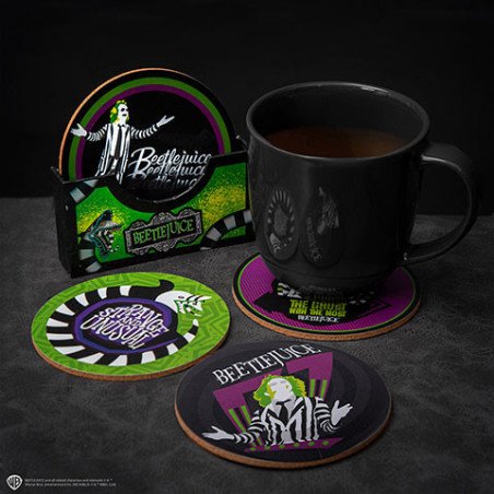 Lot de 4 sous-verre - Beetlejuice