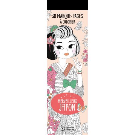 30 marque-pages à colorier - Merveilleux Japon