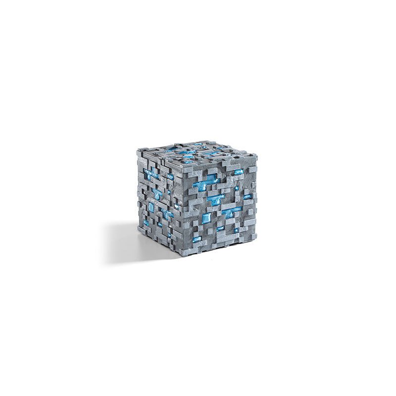 Minerai de diamant lumineux Réplique collector - Minecraft