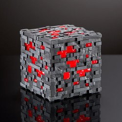 Minerai de redstone lumineux Réplique collector - Minecraft