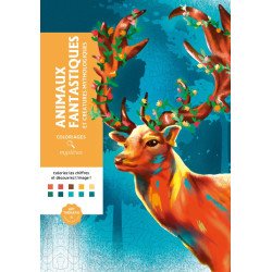 Coloriages mystères - Animaux fantastiques et créatures mythologiques