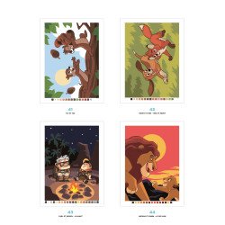 Coloriages mystères Disney - Saisons