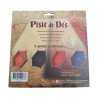 Piste de Dés - Licorne Majestueuse - Cuir et Velours - Orange