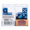 Lot de 5 Dés 6 faces – Blue Pearl