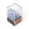 Lot de 5 Dés 6 faces – Blue Pearl