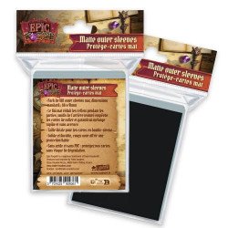 Epic Forge - 100 sleeves mat noires 66 x 91 mm - 100 microns | The House Of Geek