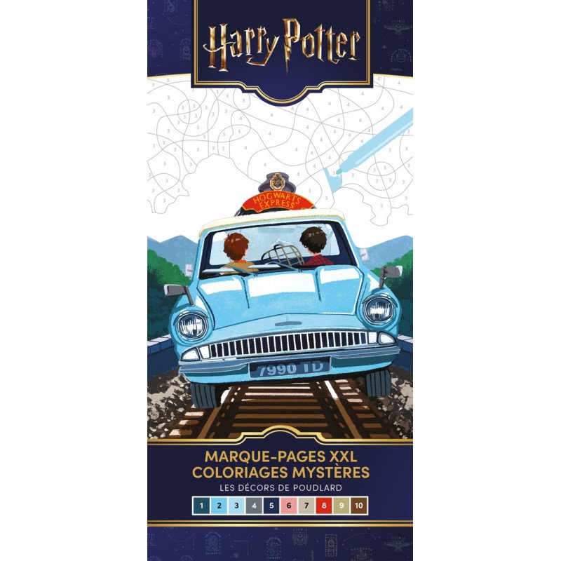 Harry Potter - Marque-pages XXL - Coloriages mystères