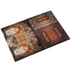 Livre Plateau de Jeu : Donjons (305x420 mm) Taille XL - A3- Couverture rigide
