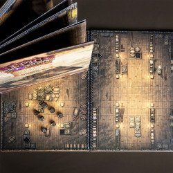 Livre Plateau de Jeu : Donjons (305x420 mm) Taille XL - A3- Couverture rigide