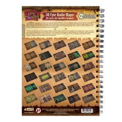 Livre Plateau de Jeu : Donjons (297x218 mm) Taille L - A4- Couverture rigide - A4