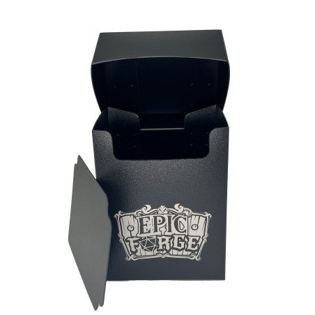 Epic Forge - Deck Box noire pour 80 cartes | The House Of Geek