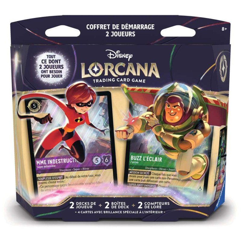 Disney Lorcana - TCG - Decks Préconstruits 2 joueurs