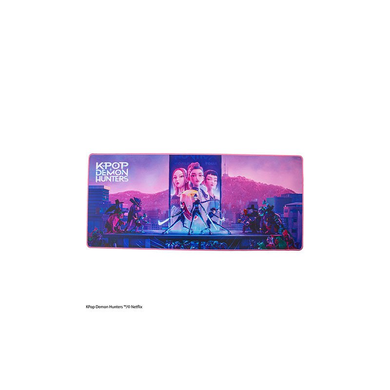 Tapis de bureau XL - Takedown Huntr/x - KPop Demon Hunters