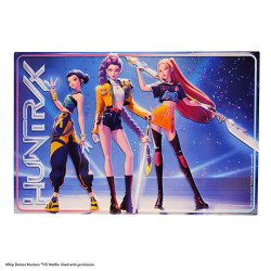 Poster en aluminium embossé - Groupe Huntr/x - KPop Demon Hunters