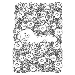 Coloriages - Adorables capybaras