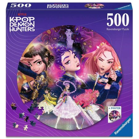 Puzzle 500 pièces - KPop Demon Hunters - Pour les fans