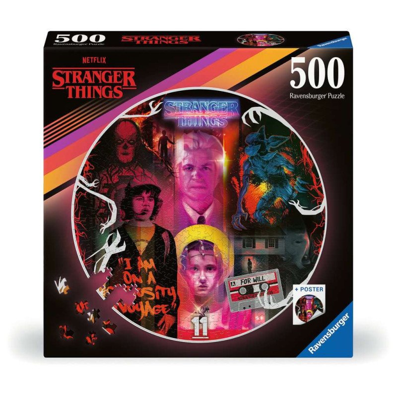 Puzzle 500 pièces - Stranger Things - Phénomènes surnaturels