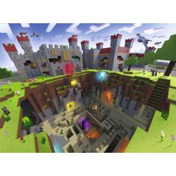 Puzzle 300 XXL pièces - Minecraft - Découpe Minecraft