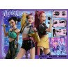 Puzzle Enfant 100 XXL pièces - KPop Demon Hunters - Fans heureux, Honmoon heureux