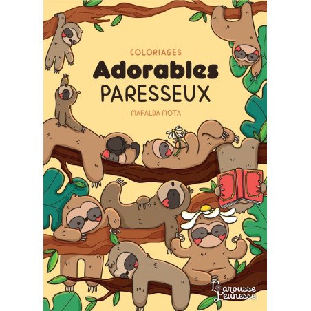 Coloriages - Adorables paresseux