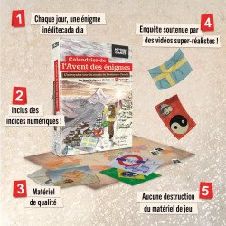 Calendrier de l'Avent Hidden Games - L'Incroyable tour du monde du Professeur Charlie