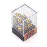 Lot de 5 Dés 6 faces – Black Pearl