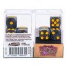 Lot de 5 Dés 6 faces – Black Pearl