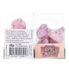 Lot de 7 dés rose résine gamme Insert - en boite - Papillon