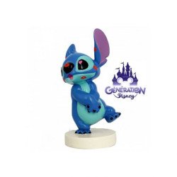 Figurine Disney Stitch avec marques de rouge à lèvres