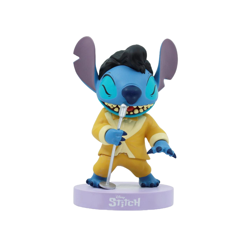 Figurine Disney Stitch en Elvis Costume Doré