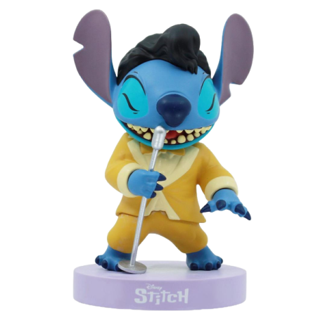 Figurine Disney Stitch en Elvis Costume Doré