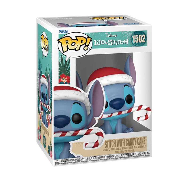 Disney POP Stitch Holiday Stitch Candy Cane N°1502