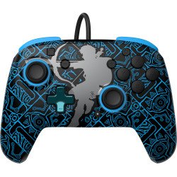 Ensemble avec manette REMATCH GLOW et étui de voyage GLOW : Sheikah Shoot