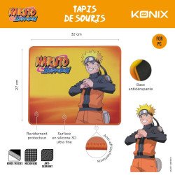Tapis de souris Konix - Naruto - Orange