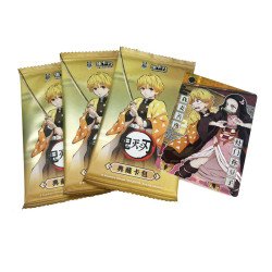 Demon Slayer Booster Card Fun Gift Box Nezuko Zenitsu 3 Boosters + 1 Carte Spe