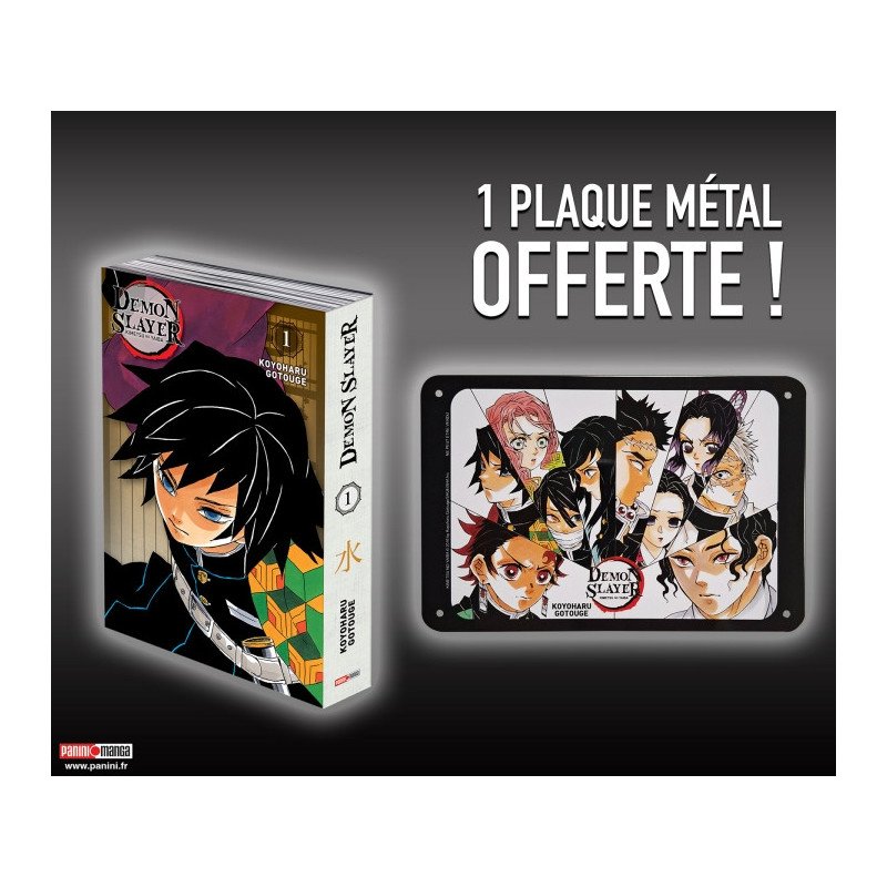 Demon Slayer - Edition Pilier T01 (+ plaque métal offerte)