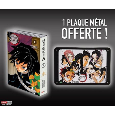 Demon Slayer - Edition Pilier T01 (+ plaque métal offerte)