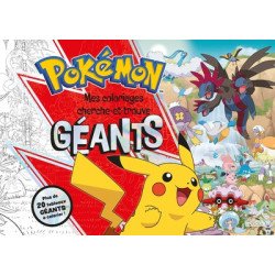 POKEMON - MES COLORIAGES CHERCHE ET TROUVE GEANTS