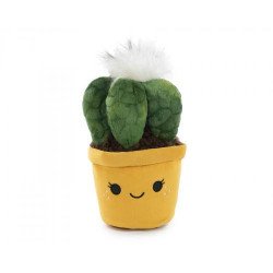 Peluche Soft Garden 25 cm - Cactus en pot jaune