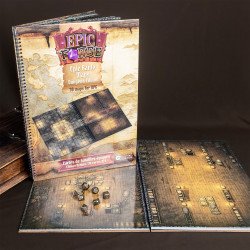 Livre Plateau de Jeu : Donjons (305x420 mm) Taille XL - A3- Couverture rigide