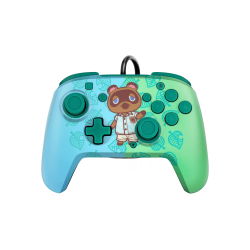 Manette Gaming filaire pour Nintendo Switch Pdp Faceoff Deluxe Animal Crossing